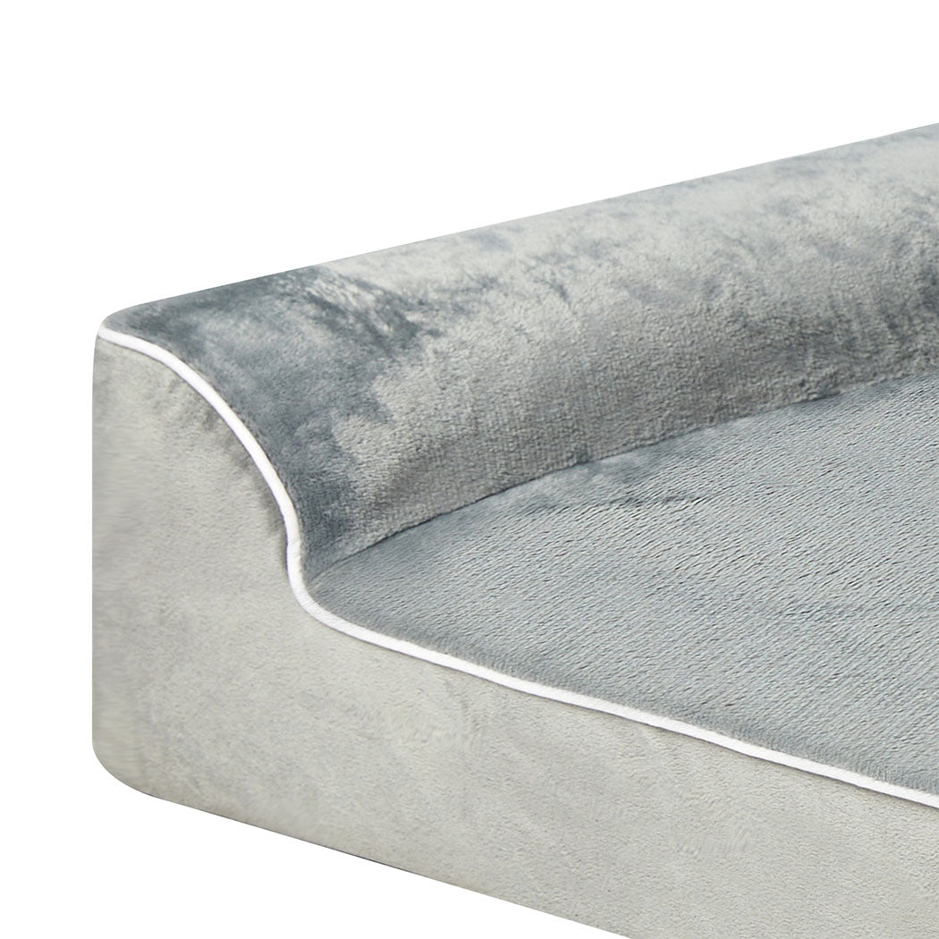 Pawz Orthopedic Dog Bed L Grey-1910112251923271684