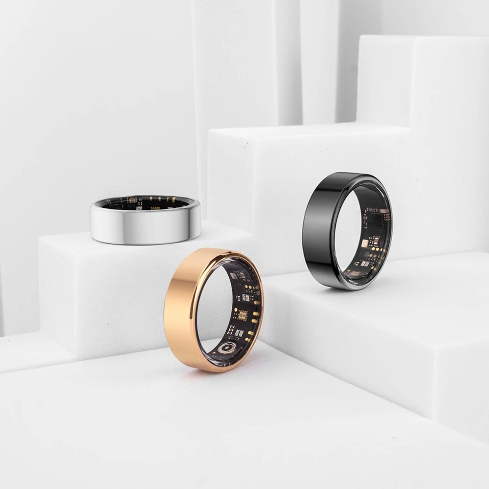 Smart Health Ring - 5ATM Waterproof with Charging Case