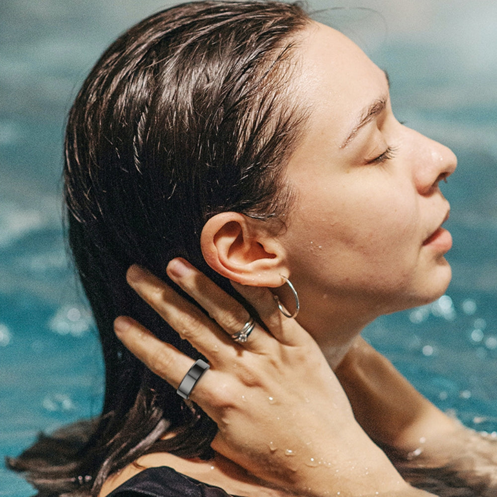 Smart Health Ring - 5ATM Waterproof with Charging Case