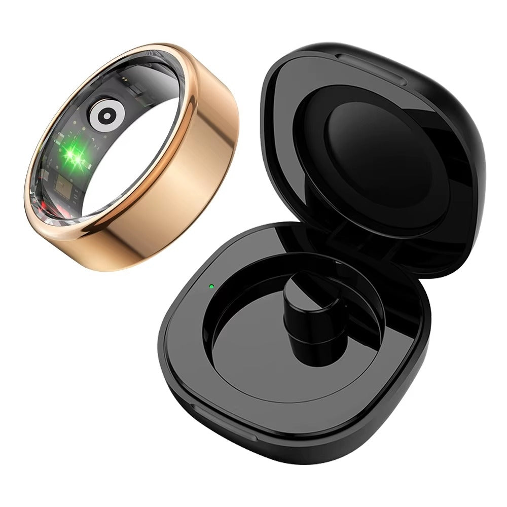 Smart Health Ring - 5ATM Waterproof with Charging Case
