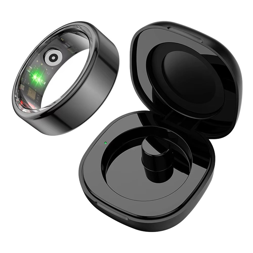 Smart Health Ring - 5ATM Waterproof with Charging Case