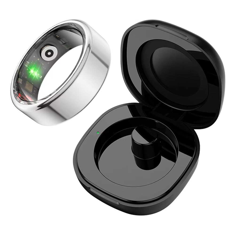 Smart Health Ring - 5ATM Waterproof with Charging Case