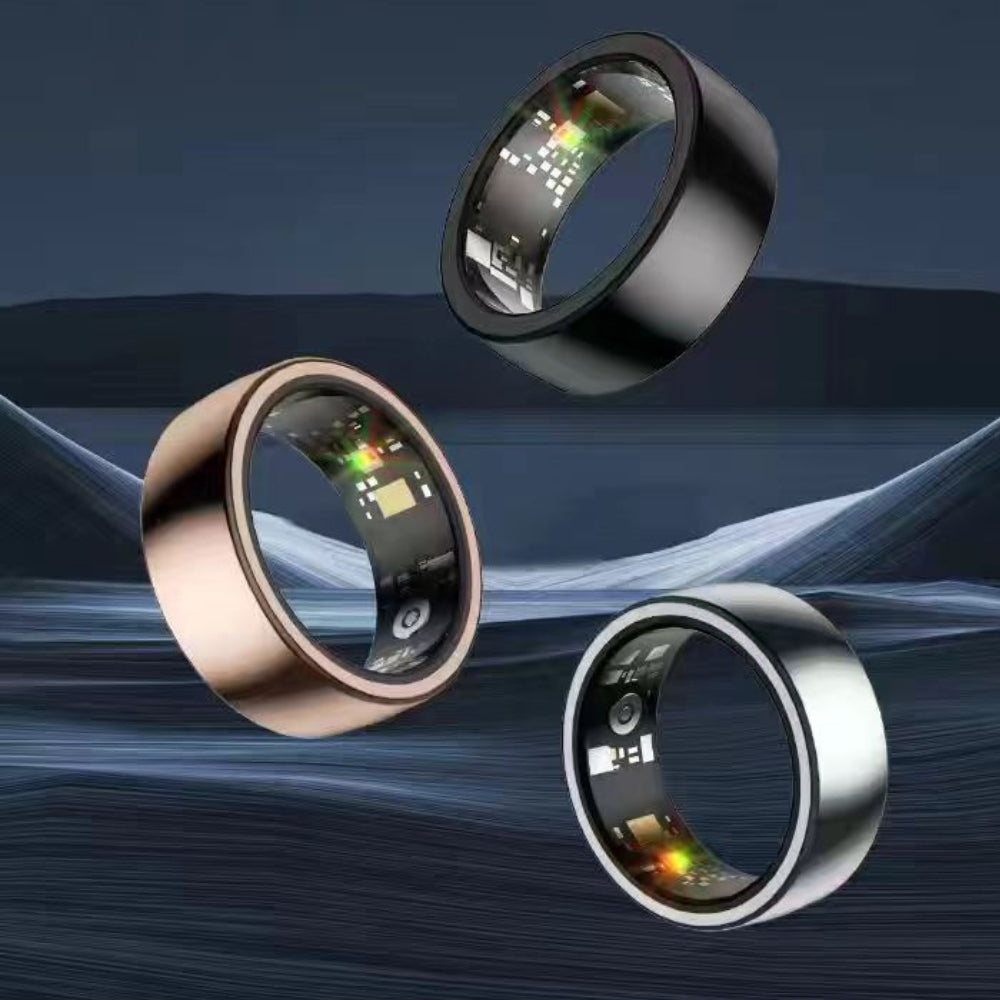 Smart Health Ring - 5ATM Waterproof with Charging Case