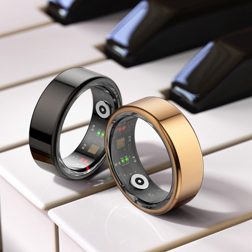 Smart Health Ring - 5ATM Waterproof with Charging Case