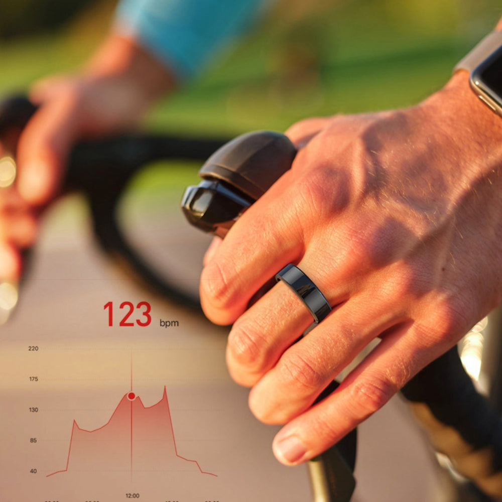 Smart Health Ring - 5ATM Waterproof with Charging Case