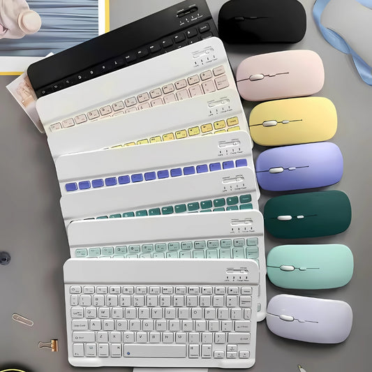 Wireless Bluetooth Keyboard and Mouse Set