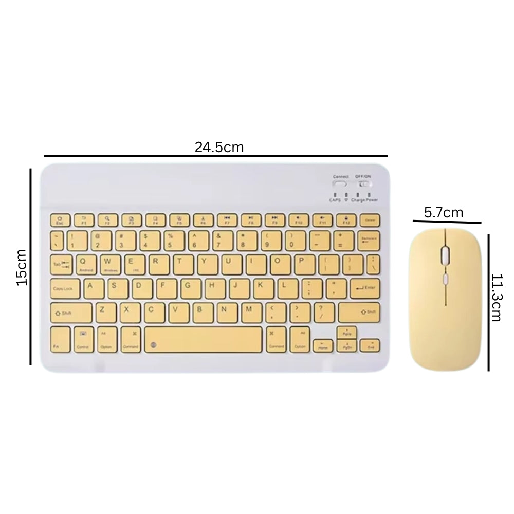 Wireless Bluetooth Keyboard and Mouse Set