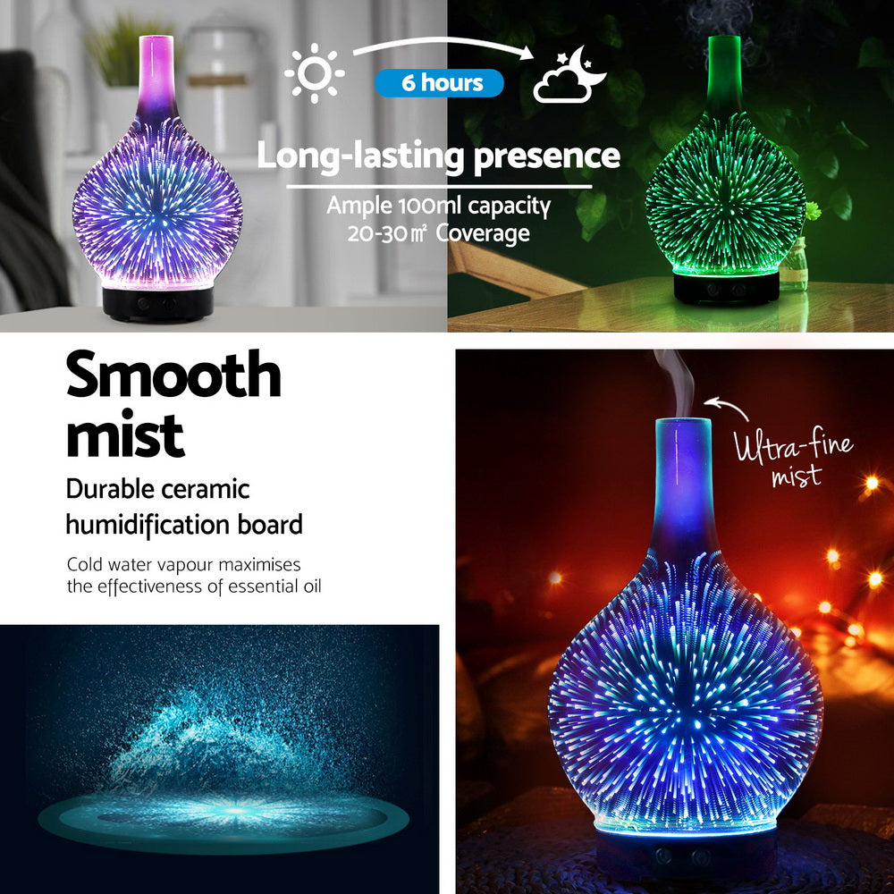 Ultrasonic aromatherapy diffuser