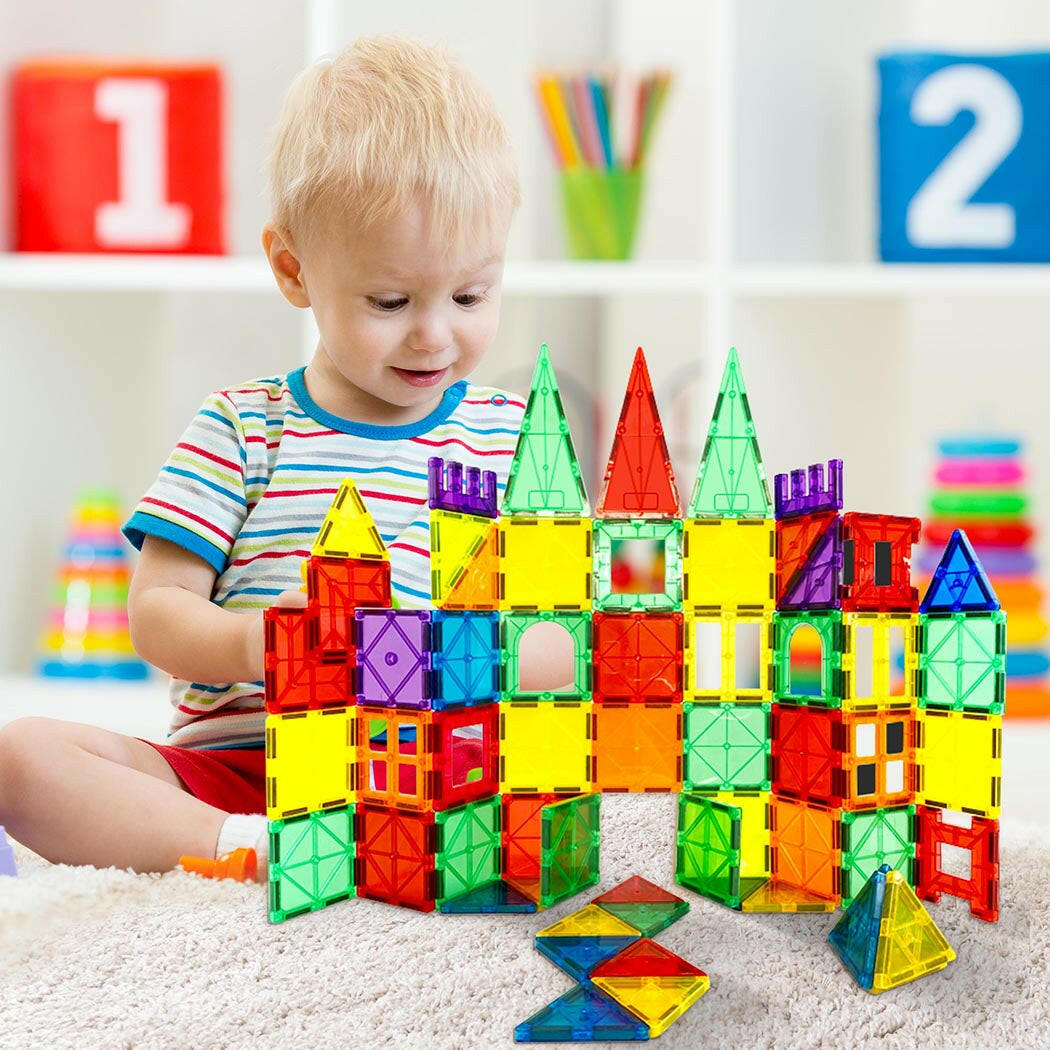 BoPeep Kids Magnetic Tiles Blocks Building-1910113151295295495