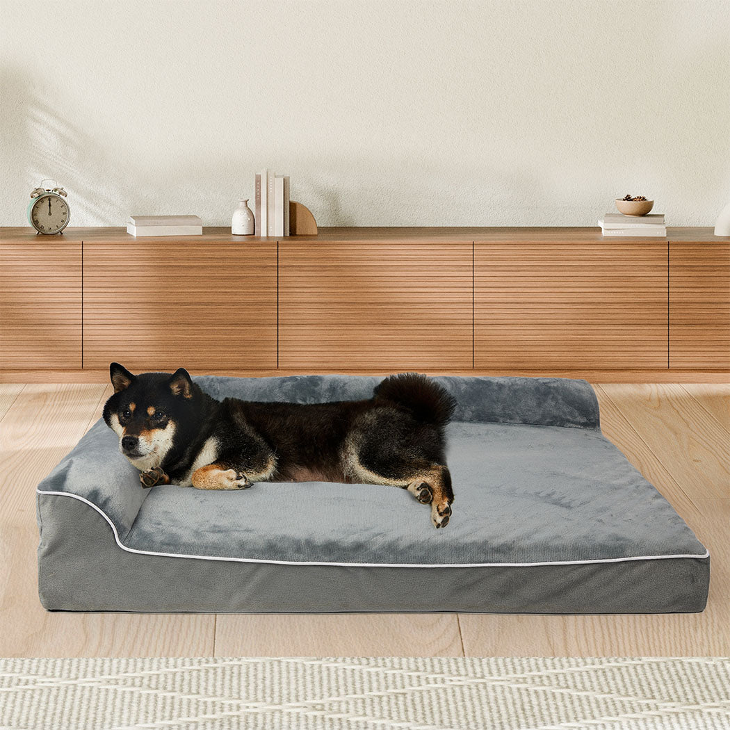 Pawz Orthopedic Dog Bed L Grey-1910112251923271686