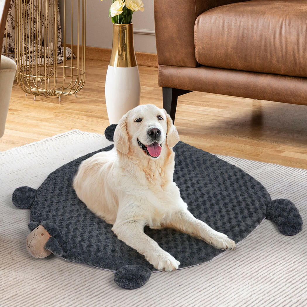 PaWz Pet Bed Cat Calming Beds Dog Squeaky L Charcoal Large-1910112963918958598