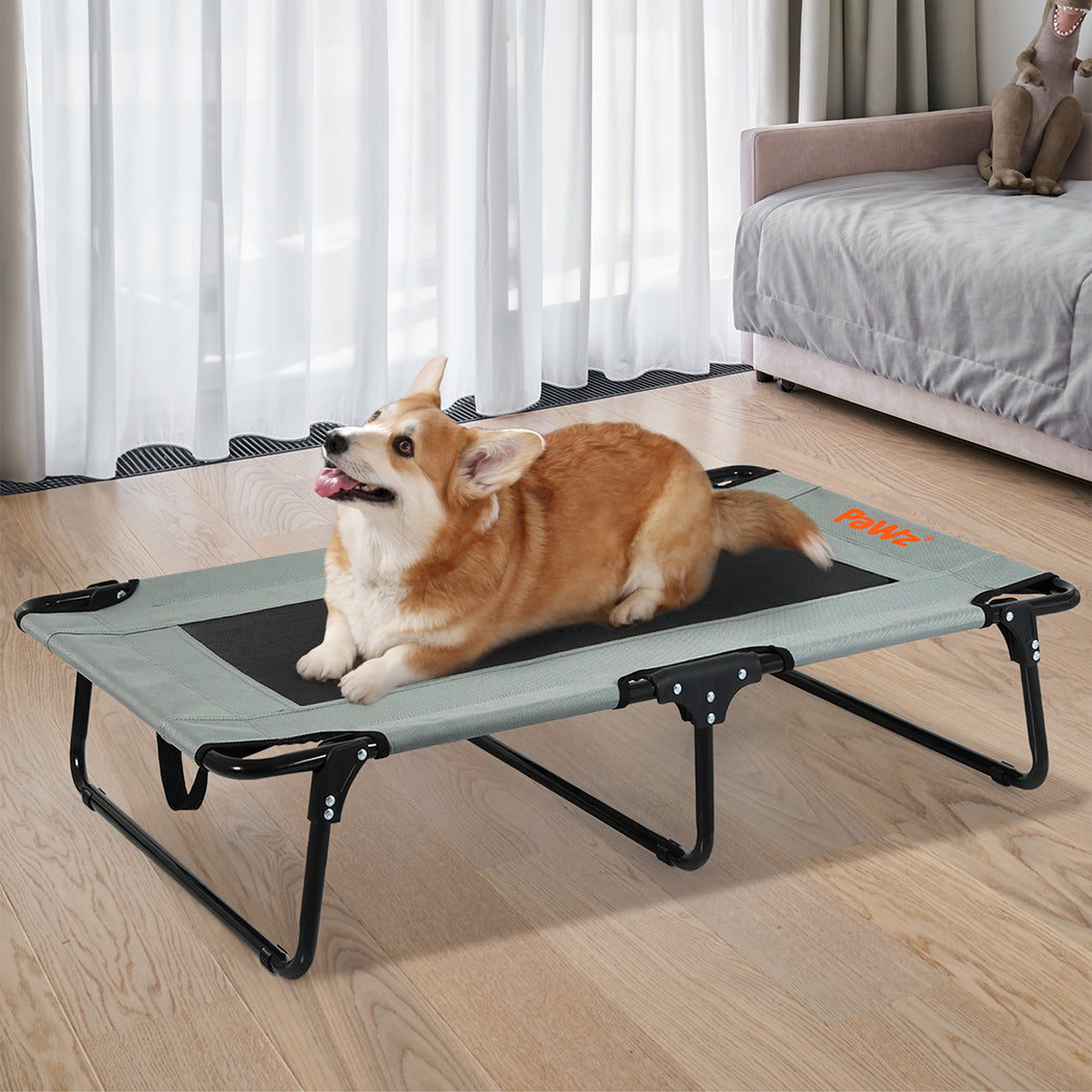 Pawz Pet Elevated Bed Dog Raised Trampoline Foldable Large M Size-1919892817824583686