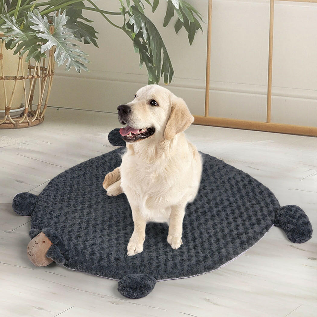 PaWz Pet Bed Cat Calming Beds Dog Squeaky L Charcoal Large-1910112963918958599