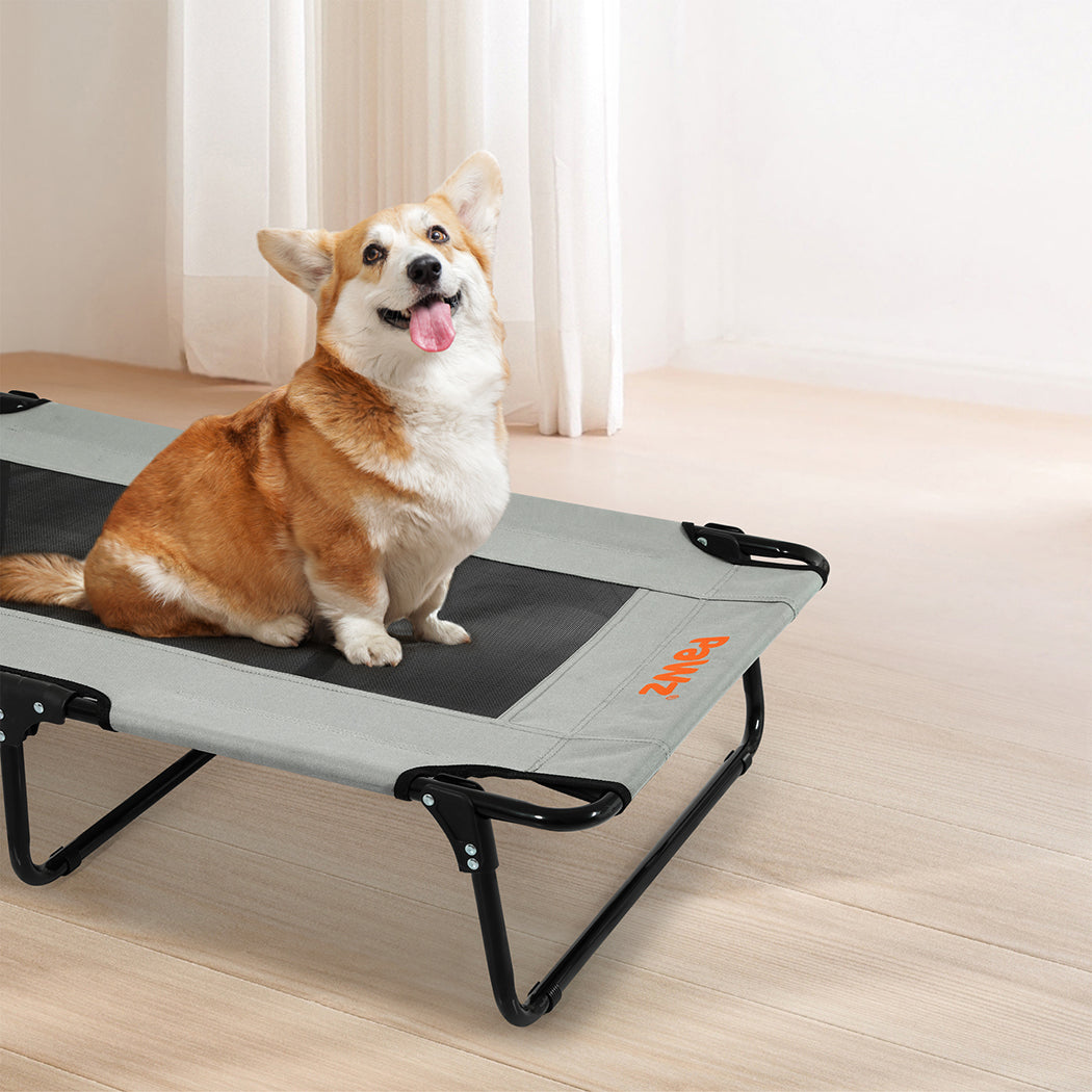 Pawz Pet Elevated Bed Dog Raised Trampoline Foldable Large M Size-1919892817824583687
