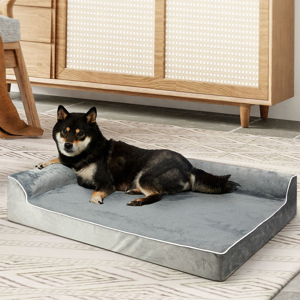 Pawz Orthopedic Dog Bed L Grey-1910112251923271687