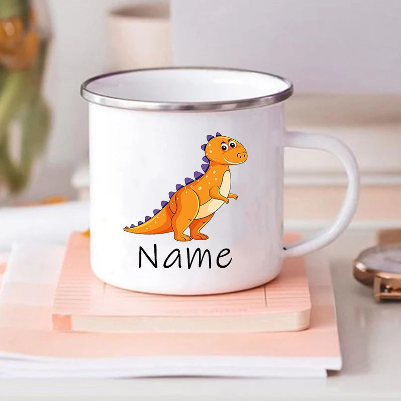 Custom Dinosaur Mug with Name