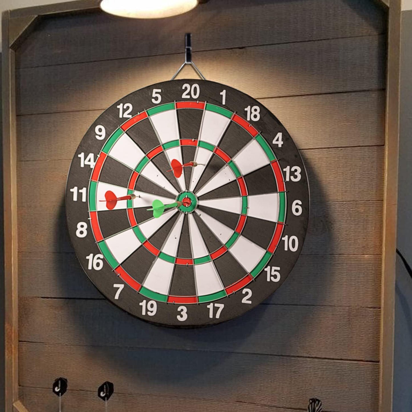 15" Dartboard with Steel Darts