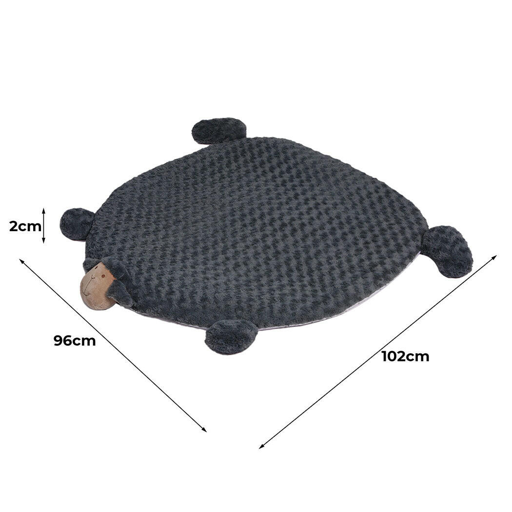 PaWz Pet Bed Cat Calming Beds Dog Squeaky L Charcoal Large-1910112963918958594